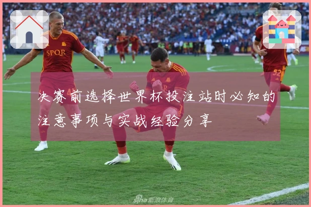 决赛前选择世界杯投注站时必知的注意事项与实战经验分享