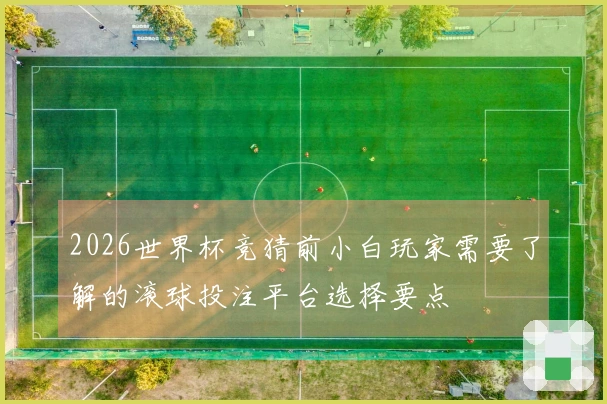2026世界杯竞猜前小白玩家需要了解的滚球投注平台选择要点